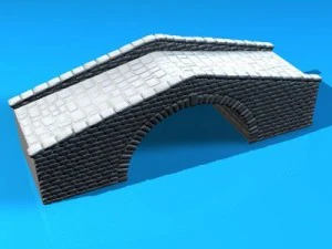 pont de pierre Modèle 3D