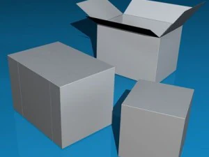shipping boxes 3D Model
