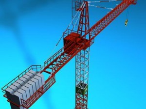 tower crane 3D Model