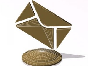 email logo Modelo 3D