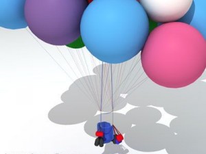 cluster balloons 3D Model