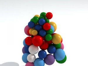 cluster balloons 3D 模型