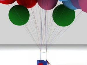 cluster balloons 3D 模型