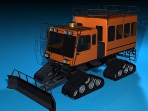 snowcat passengers 3D Model