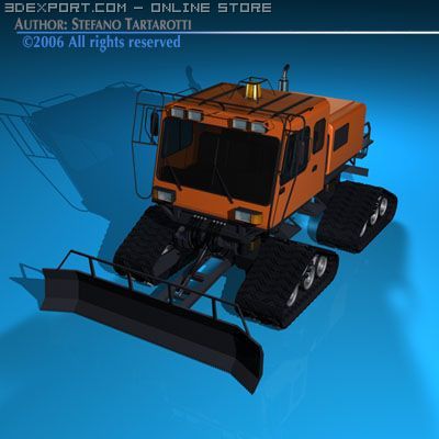 snowcat_2 3D Model .c4d .max .obj .3ds .fbx .stl .blend 