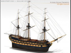 hms leopard 3D Model