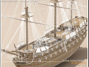 hms leopard 3D Model