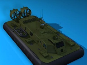 army hovercraft 3D-Modell