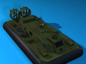 army hovercraft 3D Model