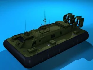 army hovercraft 3D Model