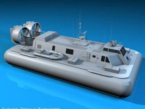 army hovercraft 3D Model