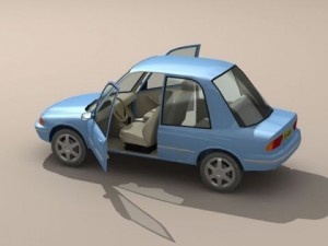 cartoon car 1 3D Model