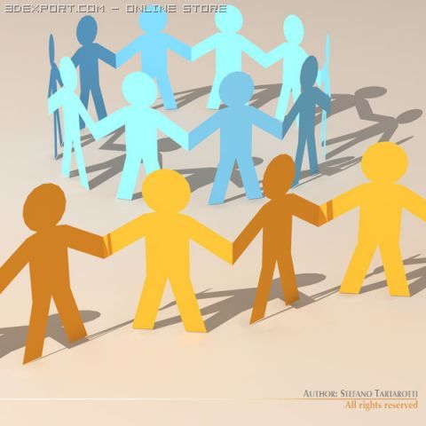 papermen Modelo 3D .c4d .max .obj .3ds .fbx .stl .blend 