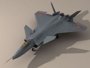chengdu j20 3D मॉडल