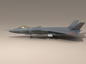 chengdu j20 3D मॉडल