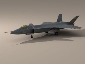 chengdu j20 3D मॉडल