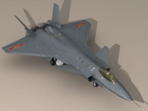chengdu j20 3D मॉडल