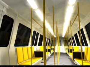 subway train 2 3Dモデル