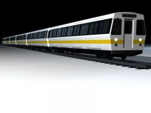 metropolitana treno2 senza interni Modello 3D