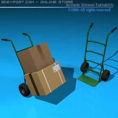 barrow 3D Model .c4d .max .obj .3ds .fbx .stl .blend 