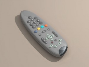 tv remote 3D Model