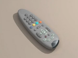 tv remote 3D Model