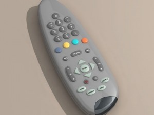 tv remote 3D Model