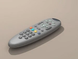 tv remote 3D Model