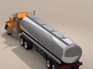 us tanker truck 3D Model