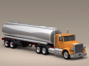 us tanker truck 3D Model
