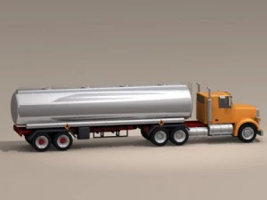 us tanker truck 3D Model