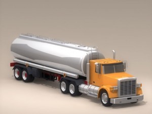 us tanker truck 3D Model
