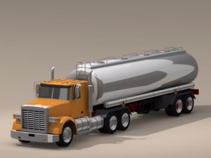 us tanker truck 3D Model