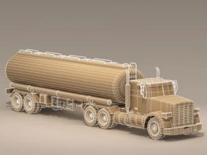 us tanker truck 3D Model