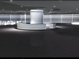 interior de concession&aacute;ria de autom&oacute;veis Modelo 3D