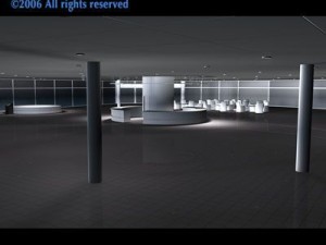 car dealership interior 3Dモデル
