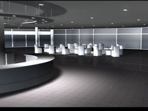 car dealership interior 3Dモデル