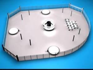 interior de concession&aacute;ria de autom&oacute;veis Modelo 3D