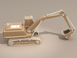 excavator 3Dモデル