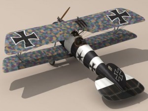 albatros d va jasta 26 3D मॉडल