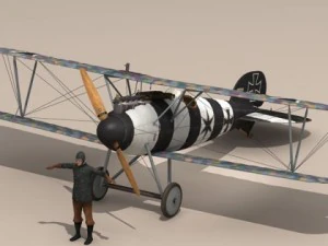 albatros d va jasta 26 3D Model