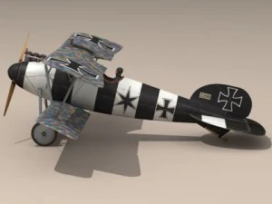 albatros d va jasta 26 3D Model
