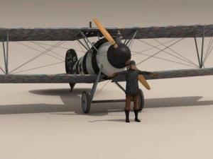 albatros d va jasta 26 3D Model