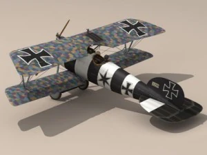 albatros d va jasta 26 3D Model