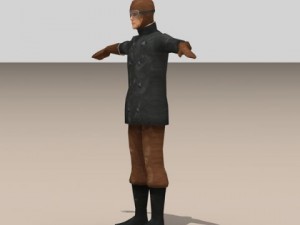 wwi pilot 3D Модель