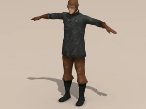 wwi pilot 3D Model