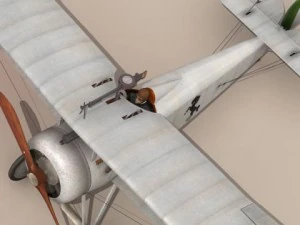 nieuport 17 baracca 3D Model