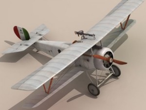 nieuport 17 baracca 3D Model
