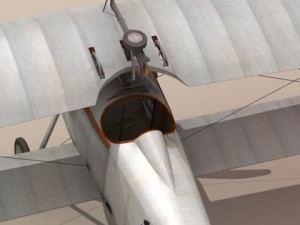 nieuport 17 baracca 3D Model