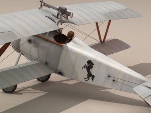 nieuport 17 baracca 3D Model